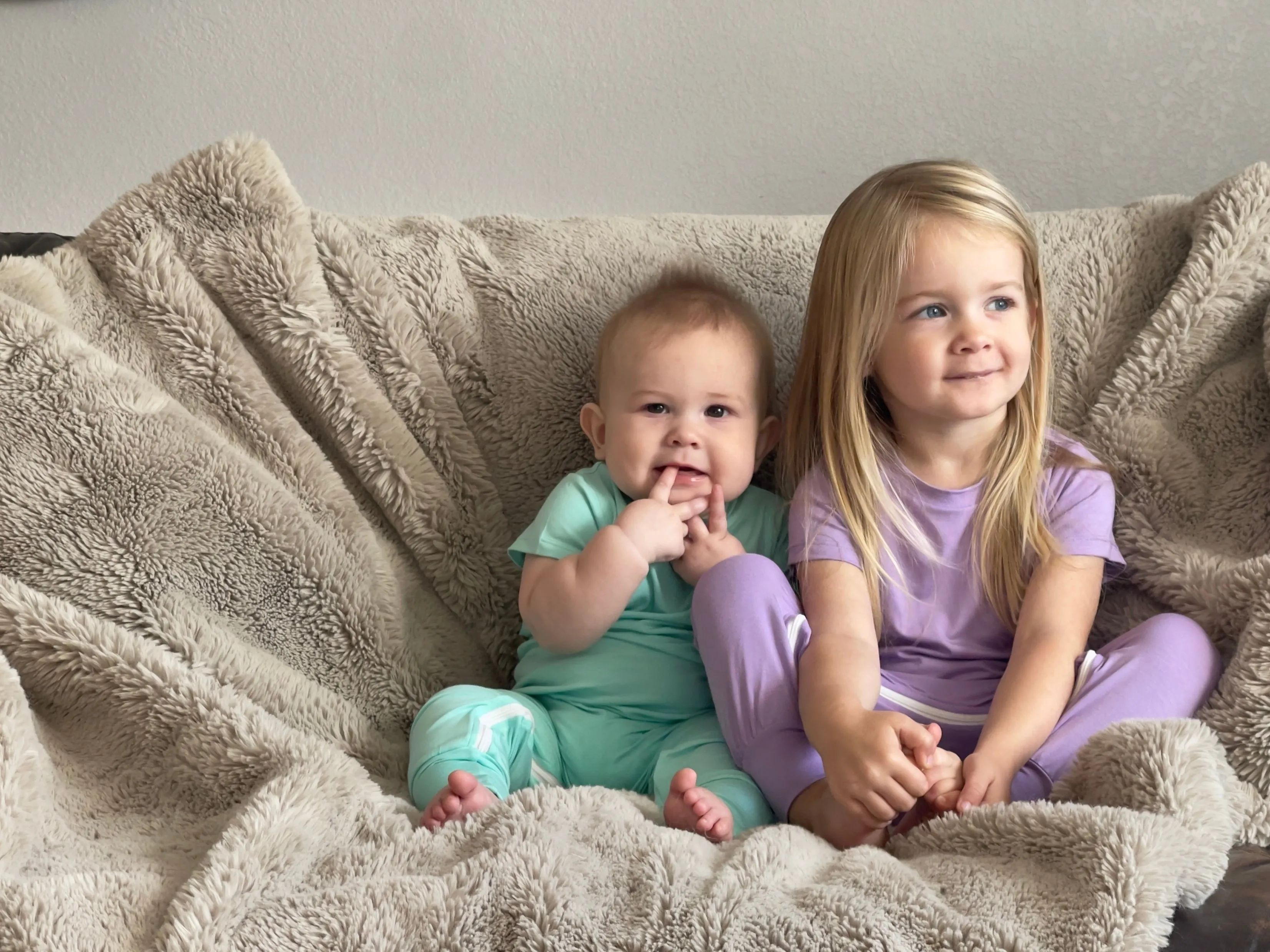 Lavender Bamboo Lyocell Zip Romper