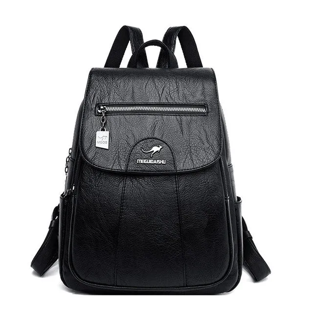 Leather Feel Backpack