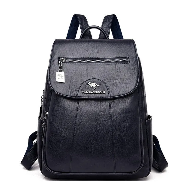 Leather Feel Backpack