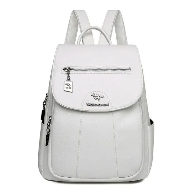 Leather Feel Backpack