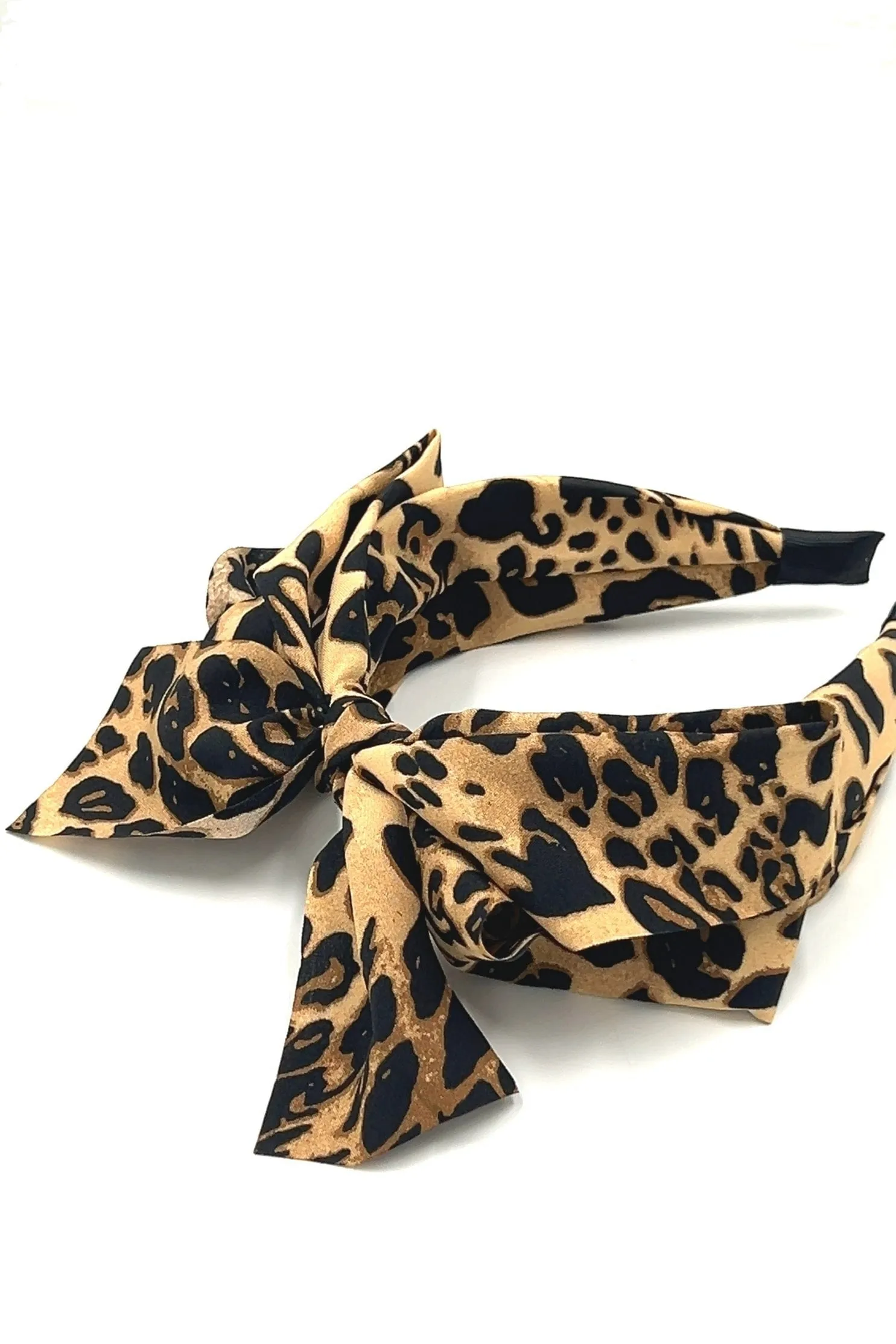Leopard Bow Headband