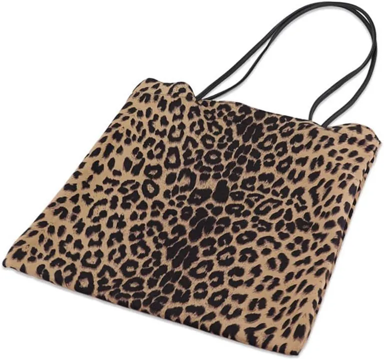 Leopard Shoulder Bag Soft & Lightweight Large Tote Purse Handbag Travel Satchel Gift for Women