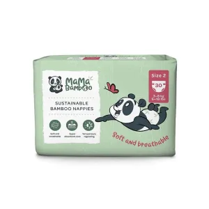 Mama Bamboo Sustainable Bamboo Size 2 30 pcs