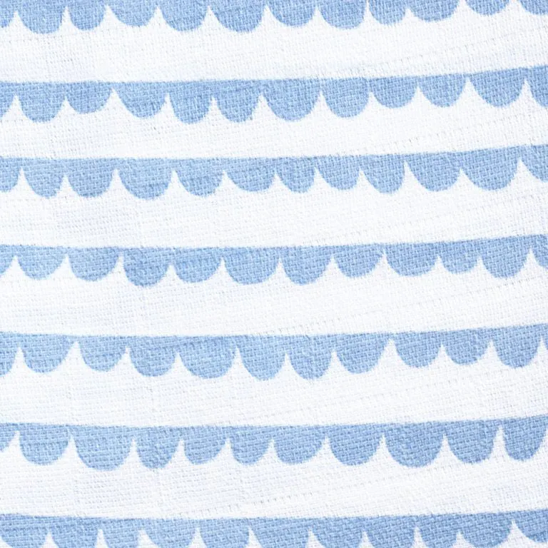 Masilo Organic Muslin Snuggle Blanket - Up, Up & Away(Blue)