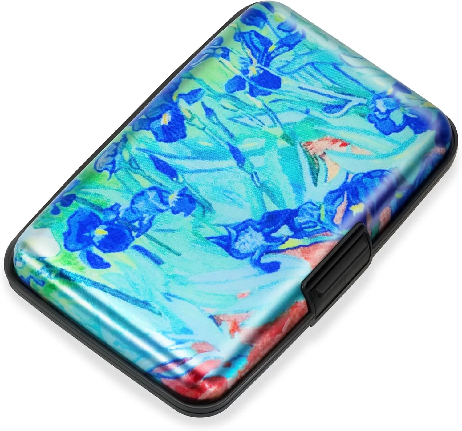 Mayski Credit Card Holder, RFID Blocking, Aluminum Alloy Hard Case, Small Mini Business Metal Wallet for Women Men, Lrises