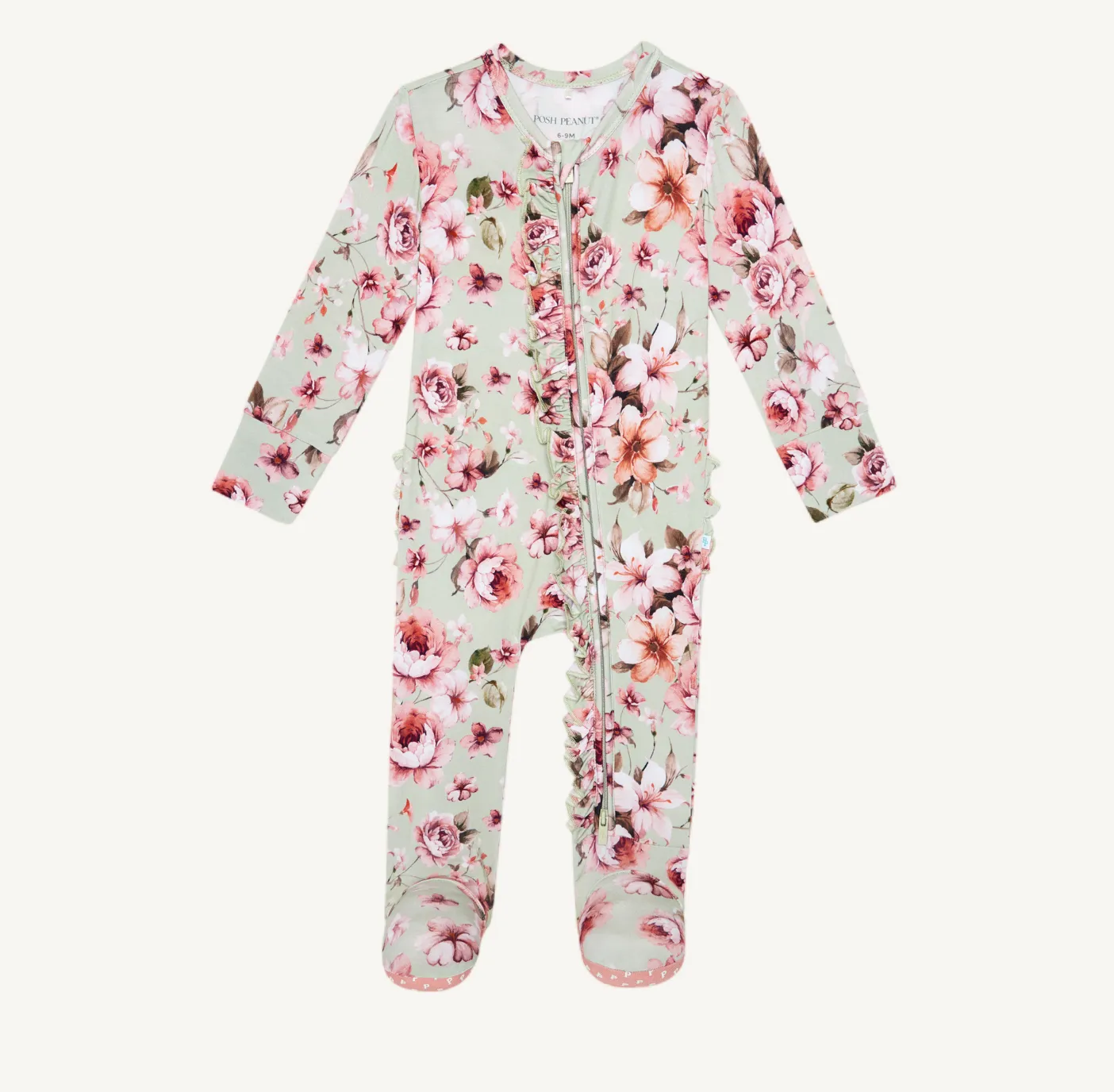 Millicent Ruffled Footie