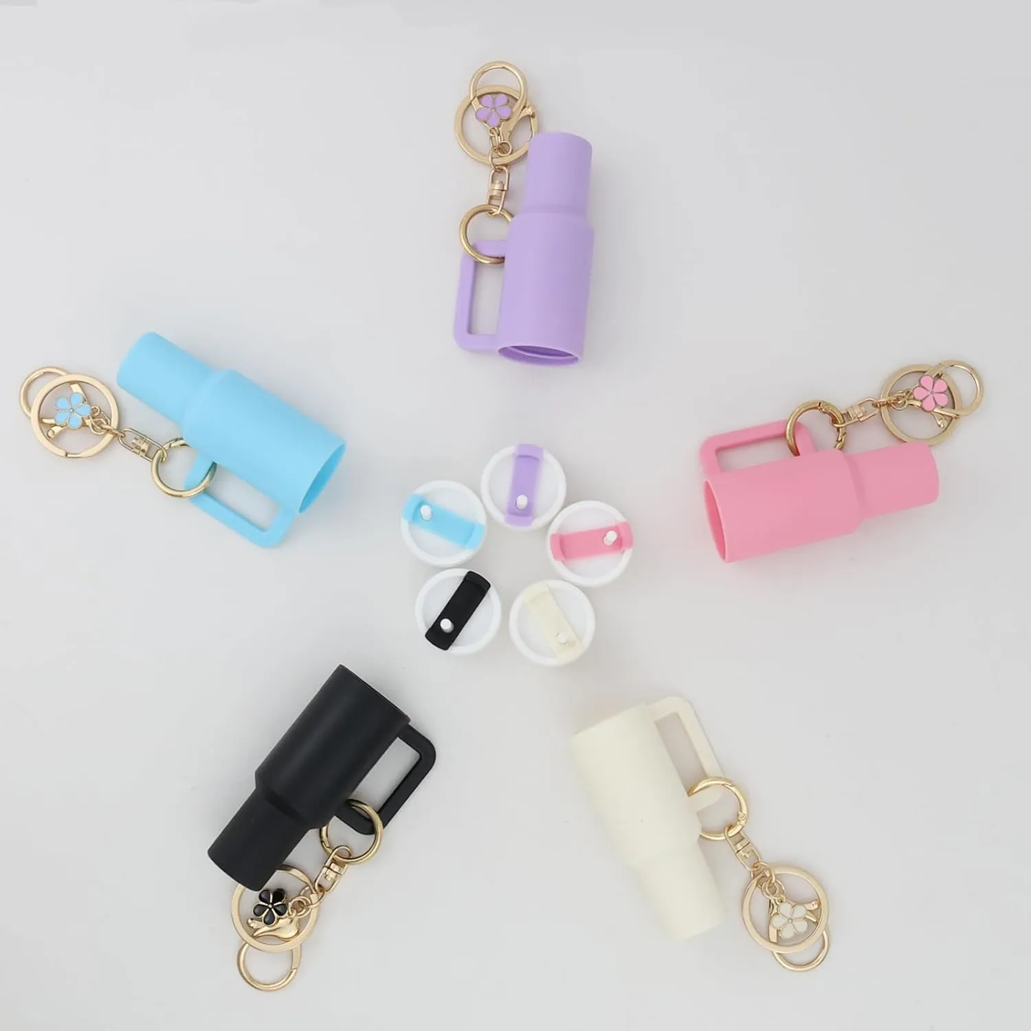 Mini Tumbler Keychain for Stanley Cup AccessoriesSchool Bag Handbag Backpack Keychain for Woman Girl