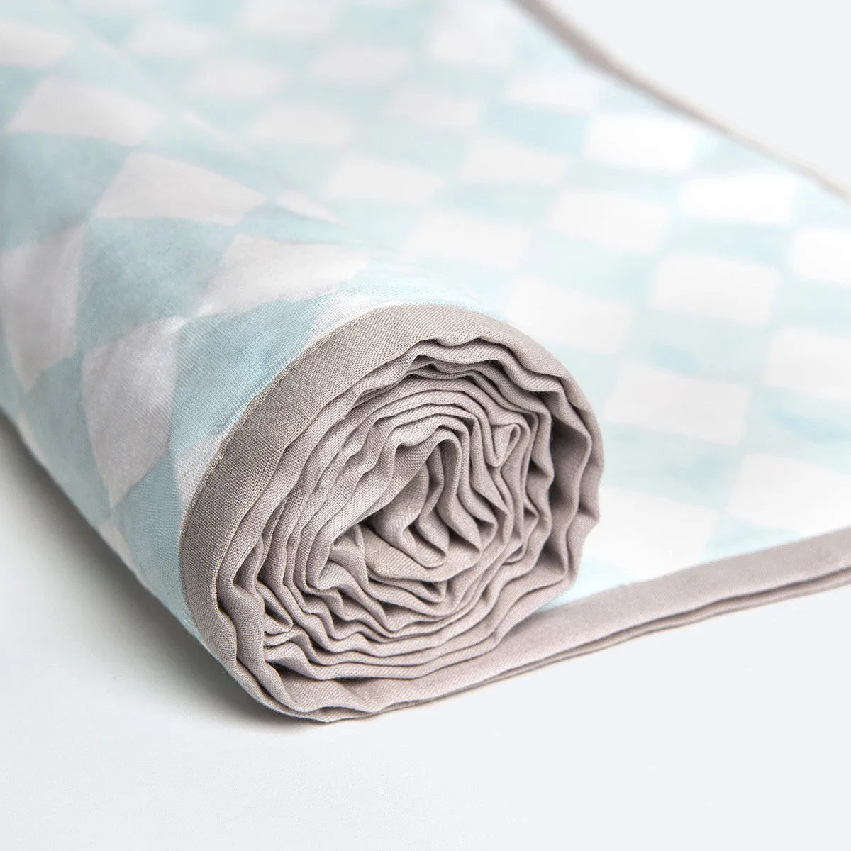 Organic Dohar Blanket <br> Blue Cloud<br><span style="font-size: 10px;">Can be Personalised</span>