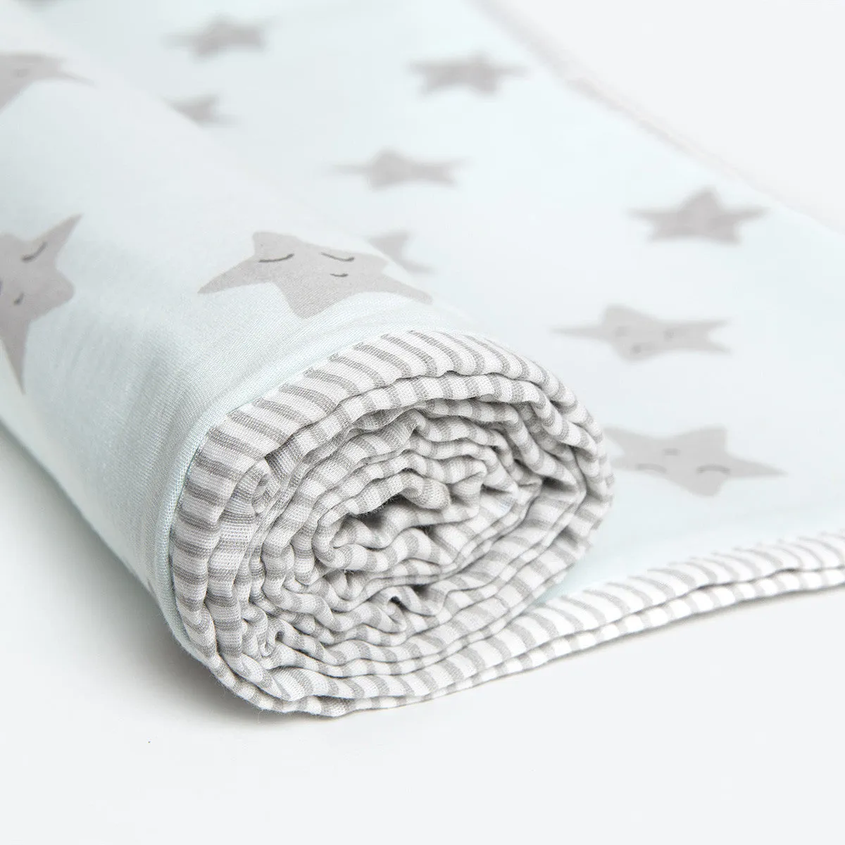 Organic Dohar Blanket <br> Blue Star<br><span style="font-size: 10px;">Can be Personalised</span>