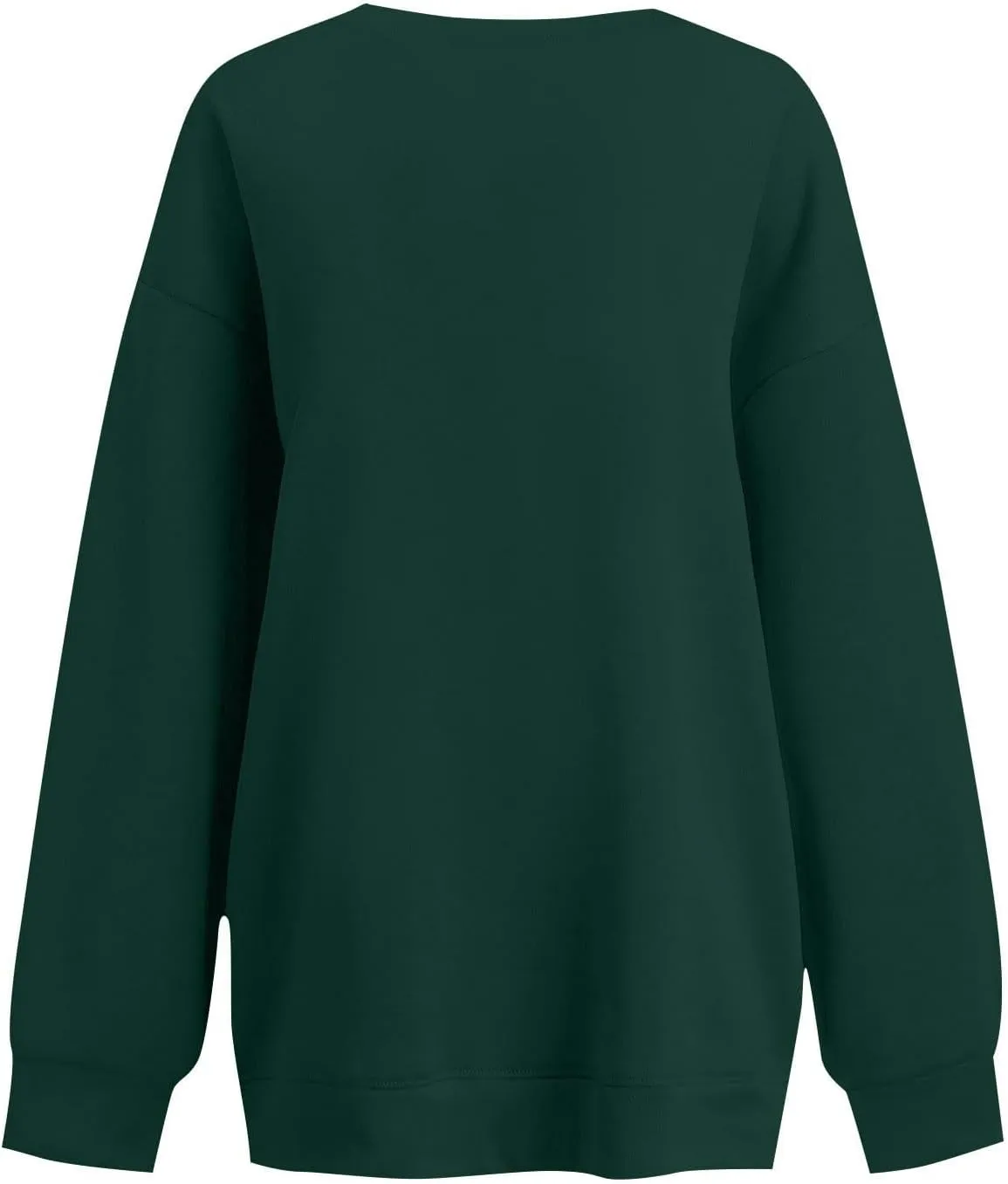 Oversized Sweatshirt for Women Fleece Hoodie Crewneck Sweatshirts Long Sleeve Drop Shoulder Pullover Casual Tops