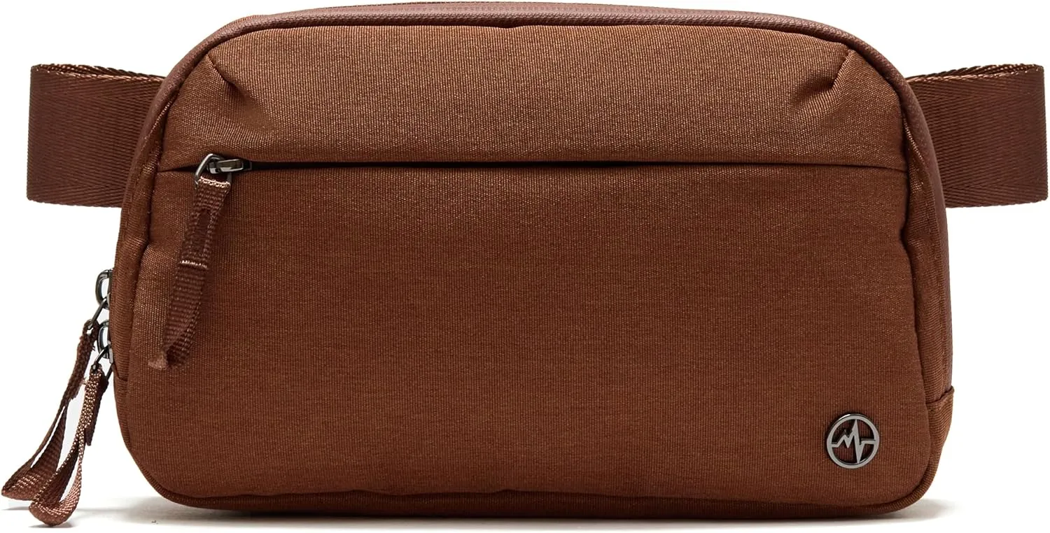 Pander Crossbody Sling Bag for Travel, Outdoor, and Everyday Use  Adjustable Strap, Lightweight Shoulder Bag, Saddle Brown