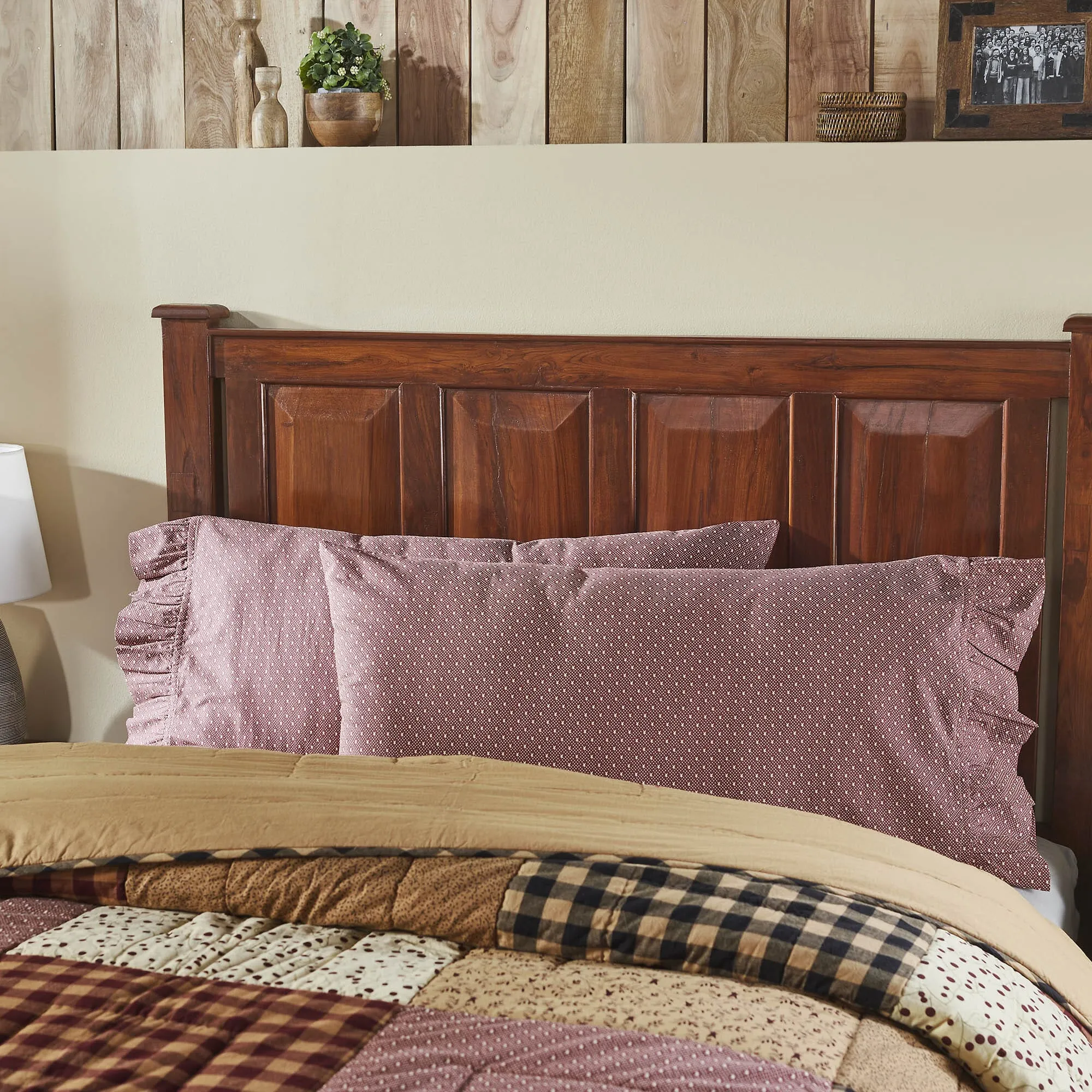 Pip Vinestar Ruffled King Pillow Case - Set of 2