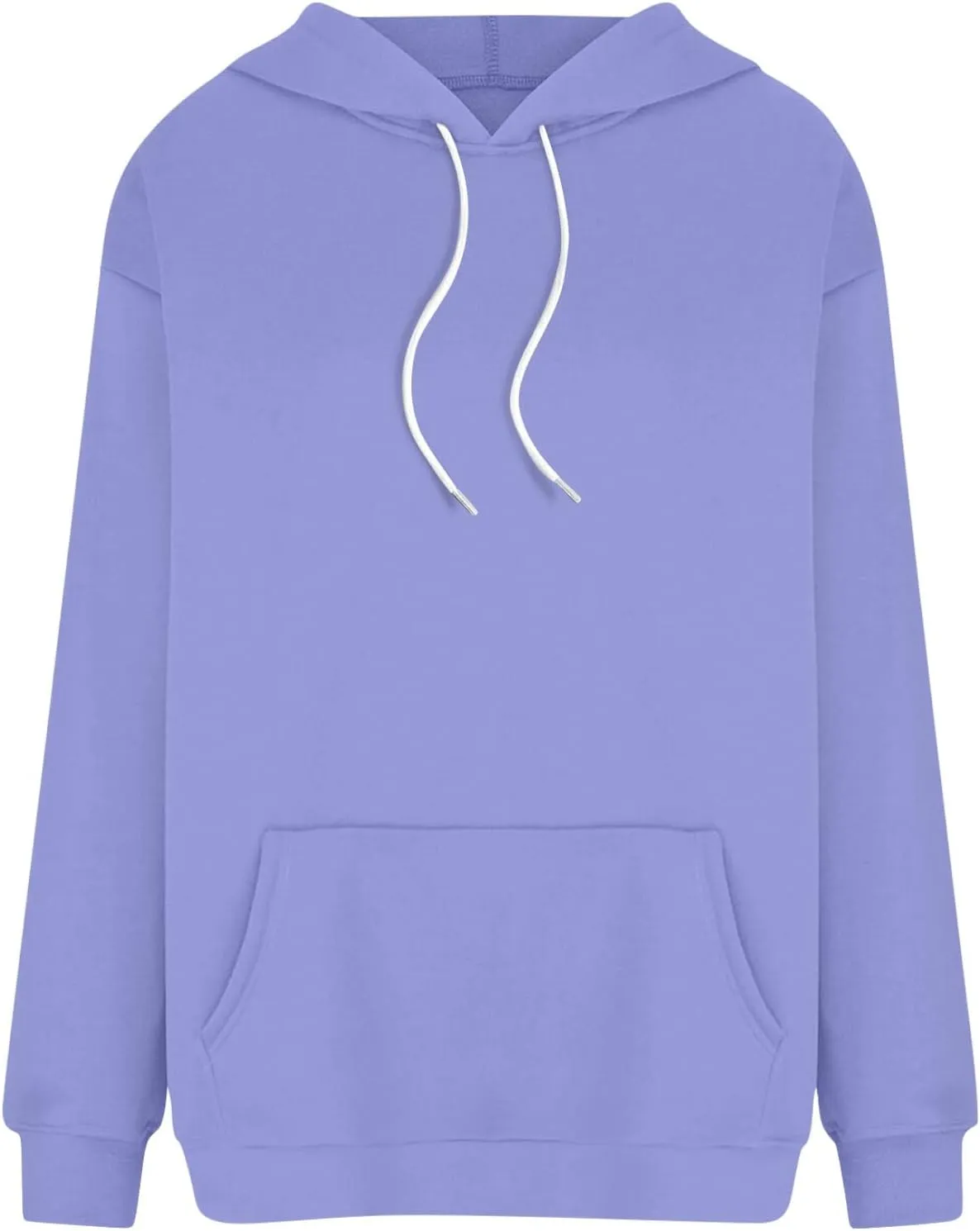 Sherpa Hoodie Women Trendy Oversized Hoodies Y2K Lightweight Pullover Sweatshirts Long Sleeve Plain Hoodie with Pockets