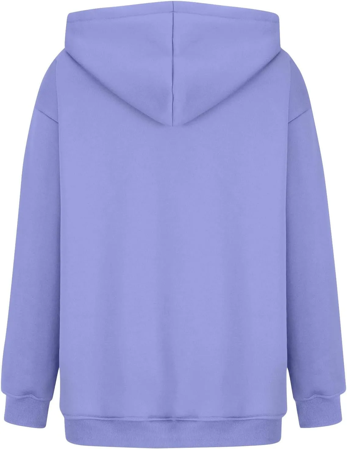 Sherpa Hoodie Women Trendy Oversized Hoodies Y2K Lightweight Pullover Sweatshirts Long Sleeve Plain Hoodie with Pockets