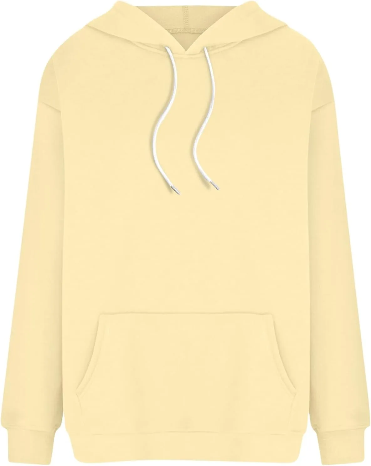 Sherpa Hoodie Women Trendy Oversized Hoodies Y2K Lightweight Pullover Sweatshirts Long Sleeve Plain Hoodie with Pockets