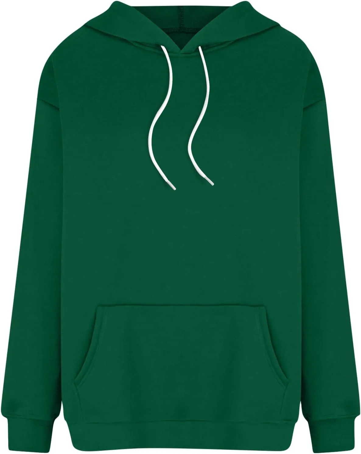Sherpa Hoodie Women Trendy Oversized Hoodies Y2K Lightweight Pullover Sweatshirts Long Sleeve Plain Hoodie with Pockets