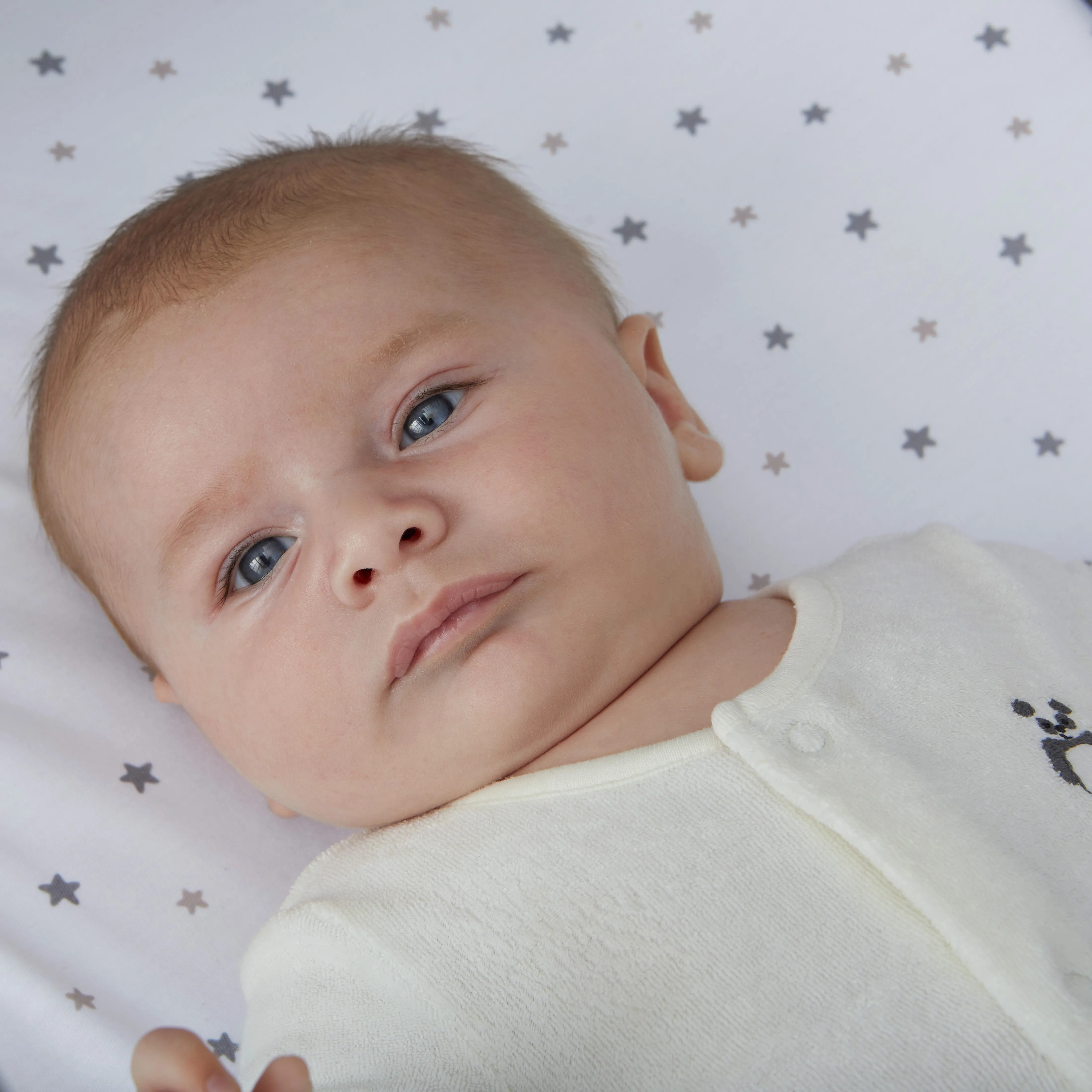 Shnuggle Moses Fitted Sheets - Stars | 2 Pack