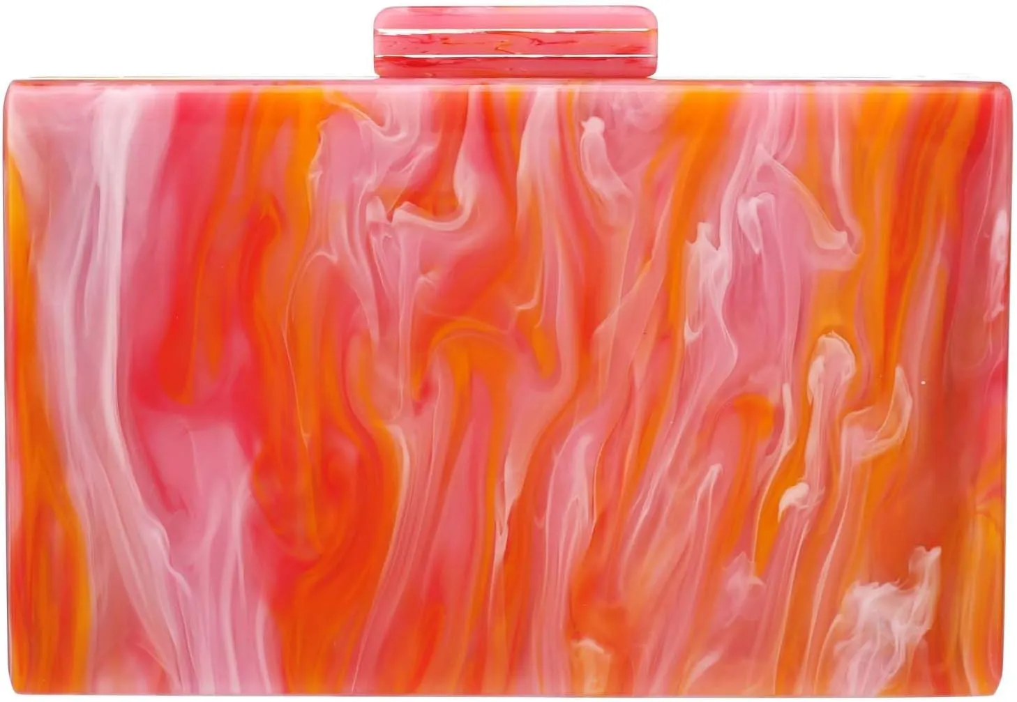 Simcat Acrylic Handbags for Women Marbling Evening Purses Elegant Party Clutch Crossbody Bag for Lady Evening Prom Banquet