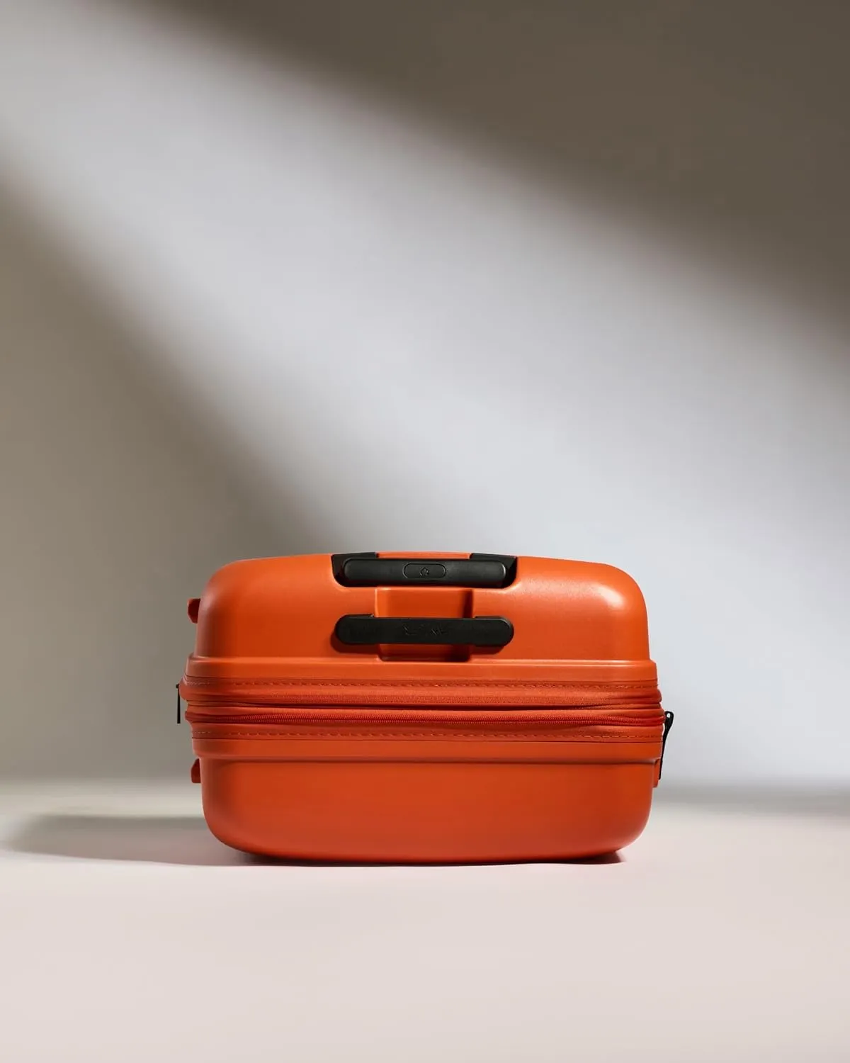 Single Stripe Hardside Luggage 26 Inch Checked-Medium Suitcase - Durable, Lightweight & Expandable, 4 Spinner Wheels - Adjustable Handle, TSA Lock - Ember