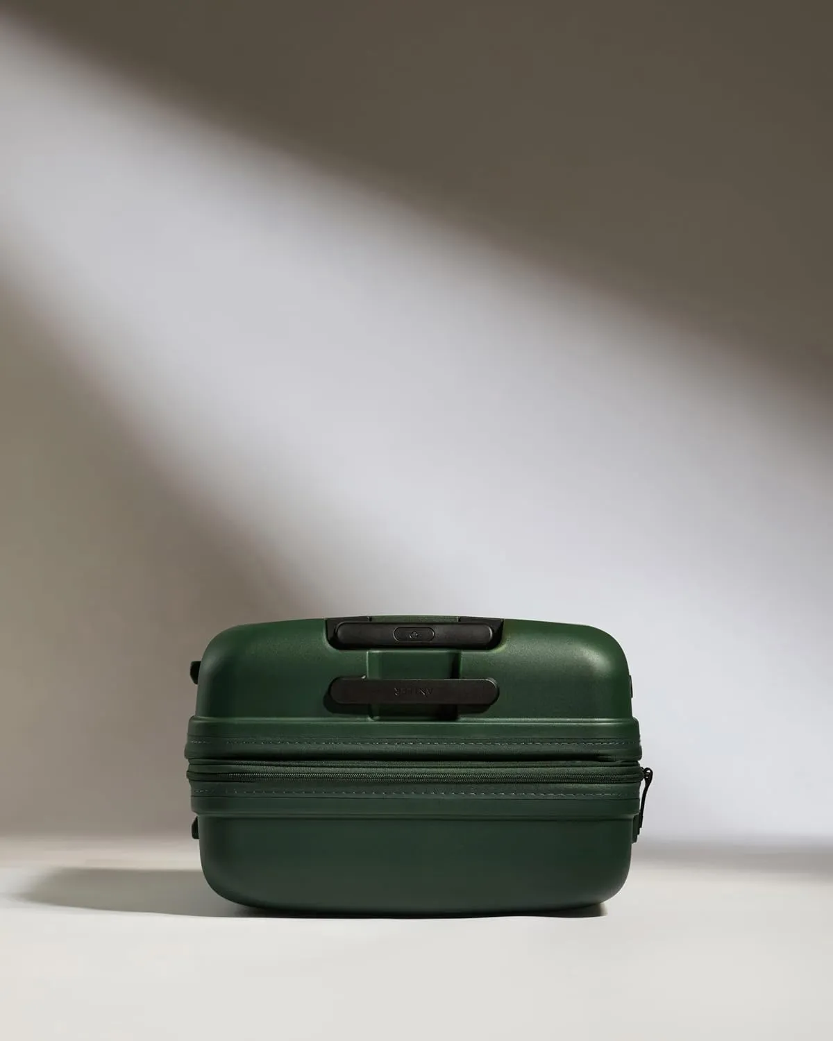 Single Stripe Hardside Luggage 26 Inch Checked-Medium Suitcase - Durable, Lightweight & Expandable, 4 Spinner Wheels - Adjustable Handle, TSA Lock - Green