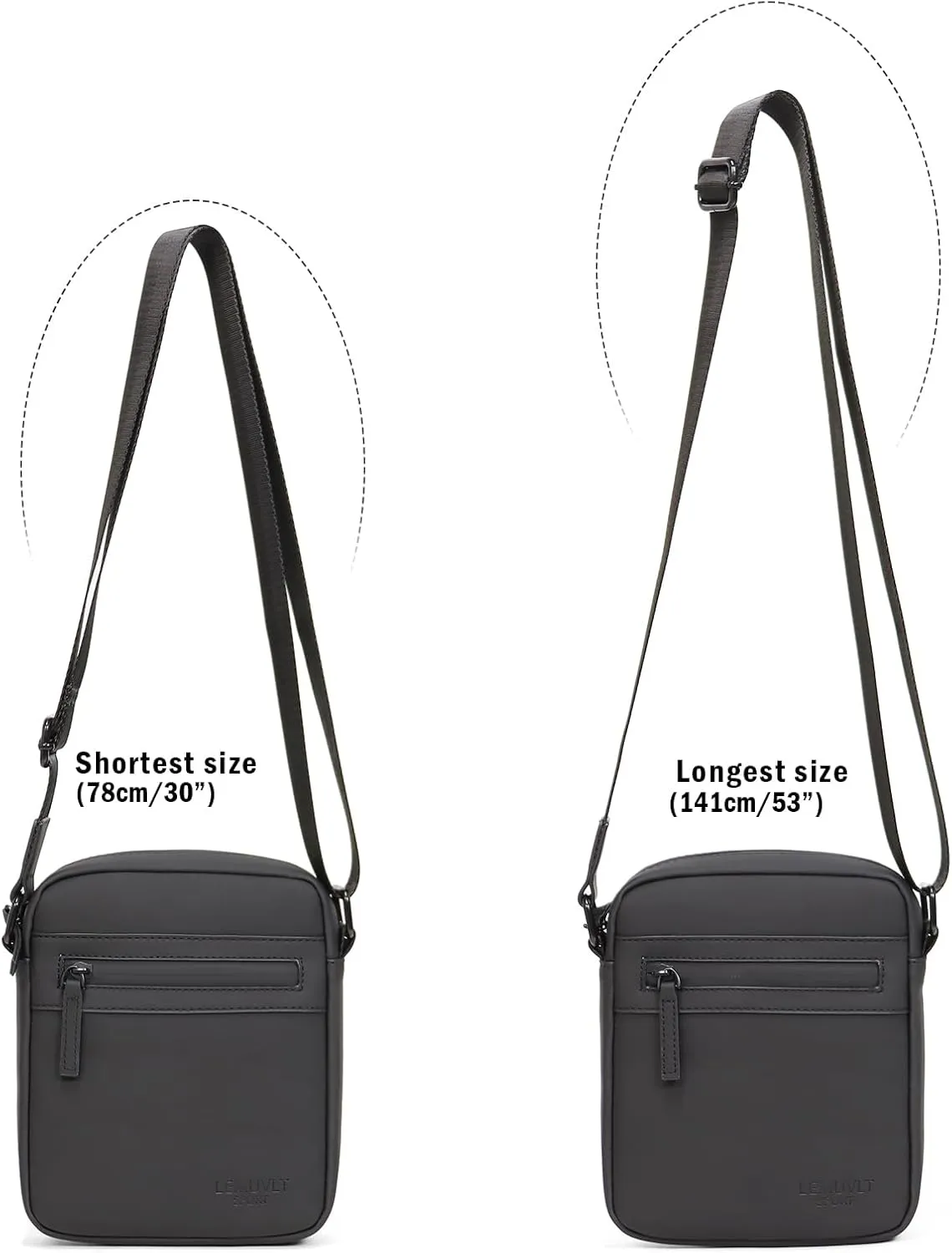 Small/Medium Crossbody bag for men shoulder bag mens purse satchel leather messenger bag gift man