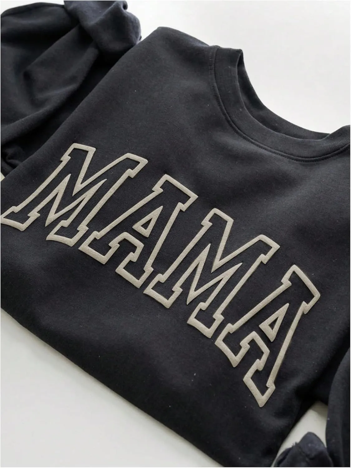 SOLY HUX Women's Crewneck Graphic Sweatshirts Long Sleeve Oversized Loose Fit Shirts Drop Shoulder Pullover Casual Tops