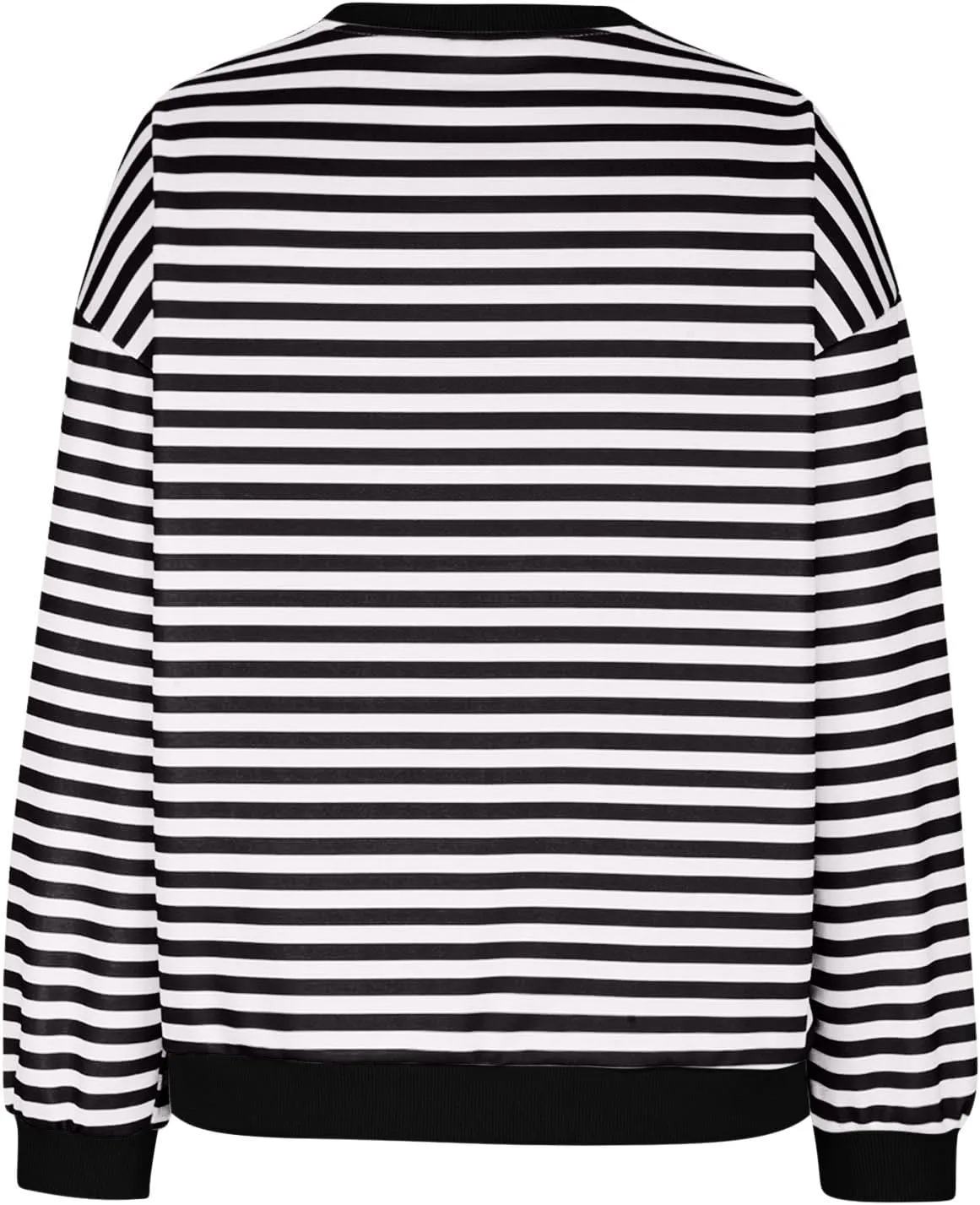 Women Oversized Striped Sweatshirt Color Block Long Sleeve Crew Neck Casual Loose Pullover Fashion 2024 Y2K Shirt Top