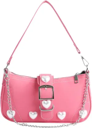 Women PU Leather Handbag Medium Capacity Shoulder Bag Crossbody Bag with Zipper Tote Bag Vintage Messenger Bag
