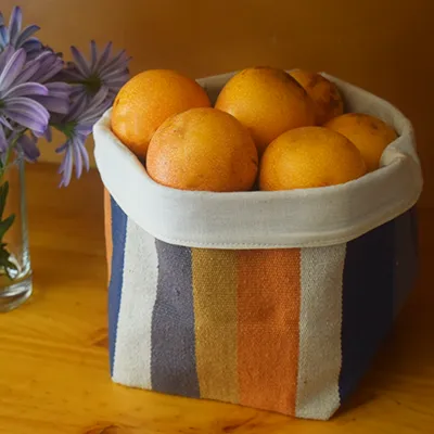 Wool Storage Baskets in Dayflower